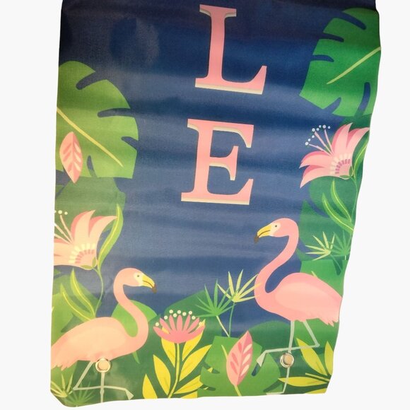 Lets Flamingle Door Banner Tropical Themed Party Decoration Dorm 59 x 11 - Picture 7 of 10